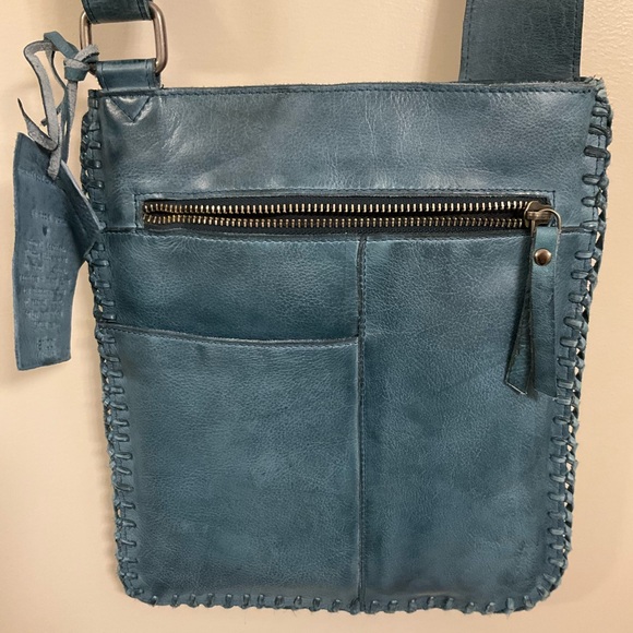 Latico Brynn Leather Crossbody Bag - Color Denim (blue) - NWOT - Picture 4 of 5
